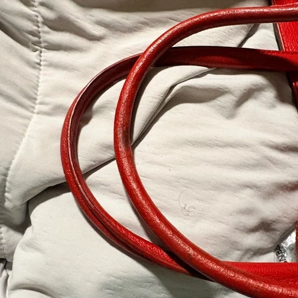 Fendi Navy Denim/Red Leather Medium 2Jours Tote - Picture 11 of 15